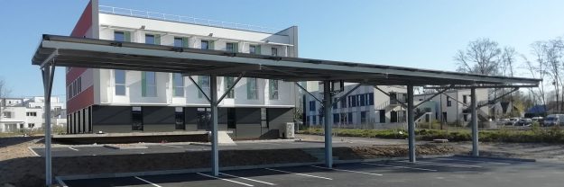 ref 2MA Srtucture Construction d'une ombrière à Montlouis sur loire